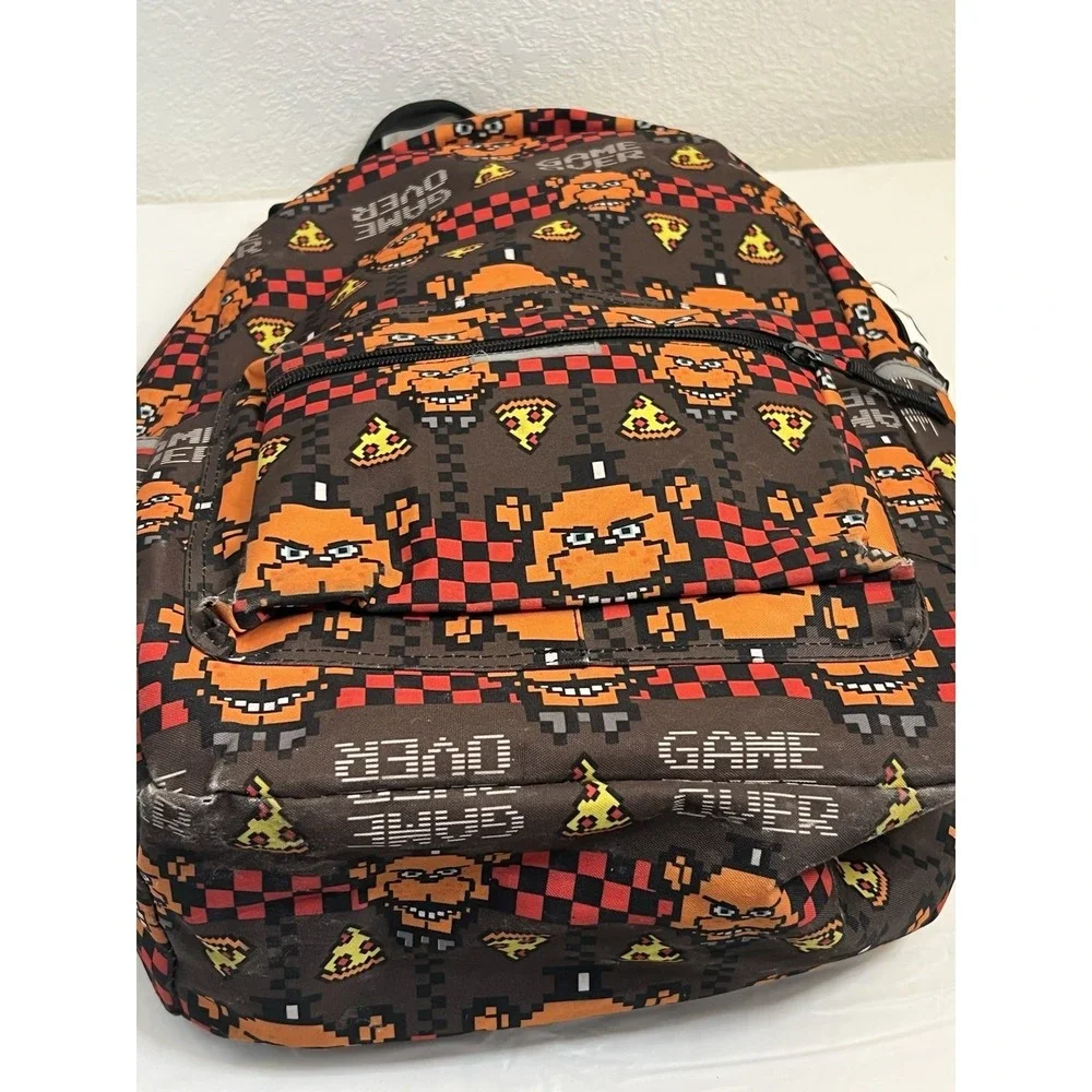 FNAF Bookbag Backpack Five Nights at Freddy's Game‎ Over Fazbear Unisex 20 X 15